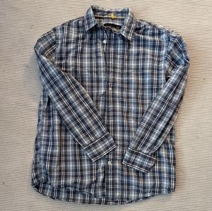 Men's size S Nautica plaid oxford